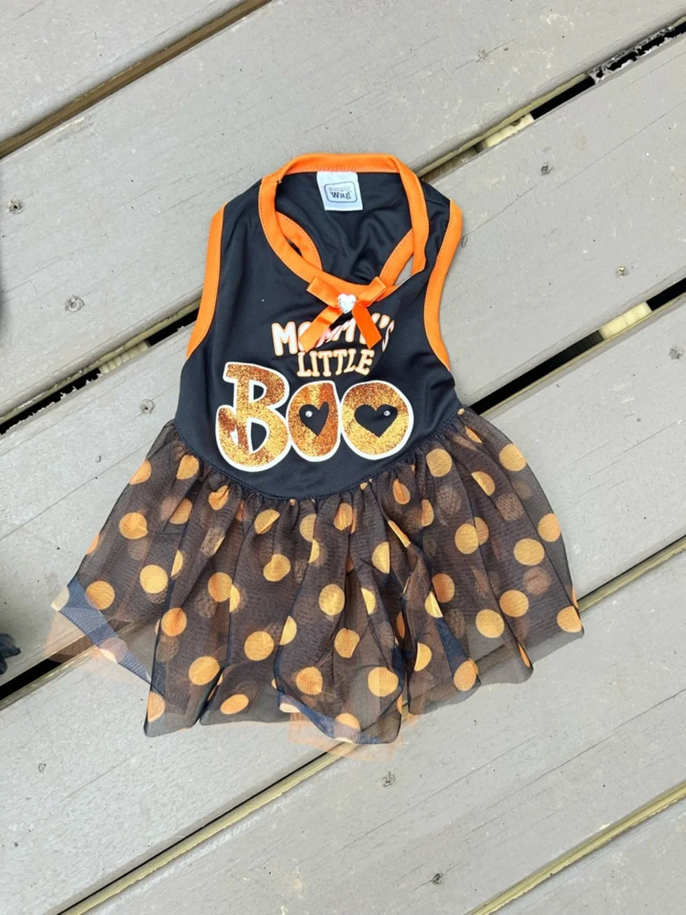 Puppy Halloween Bumblebee Pup & Little Boo Halloween Tutu Dress Medium 13-20lbs